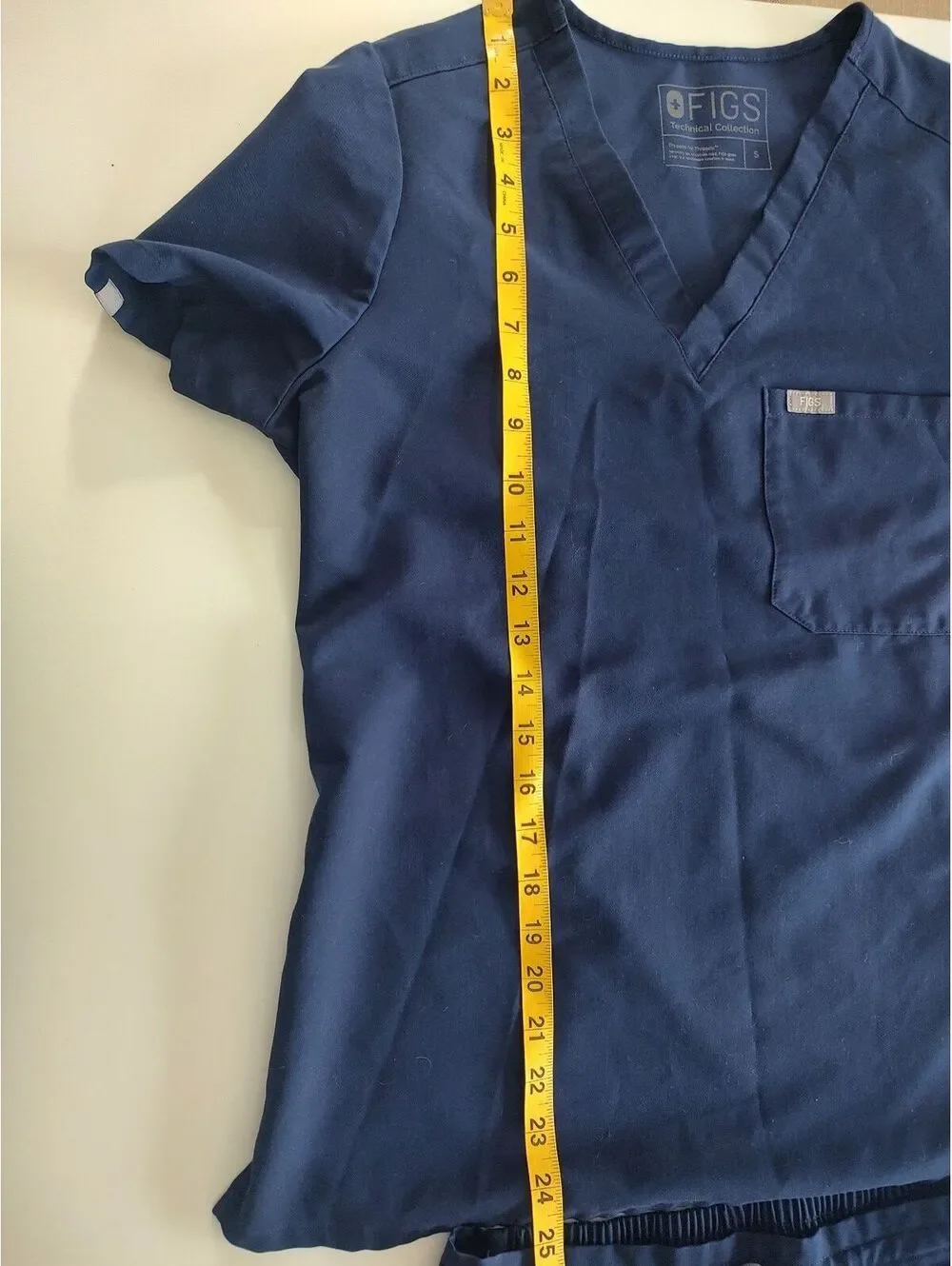 FIGS Technical Collection Navy Blue Scrubs Set Size S/P